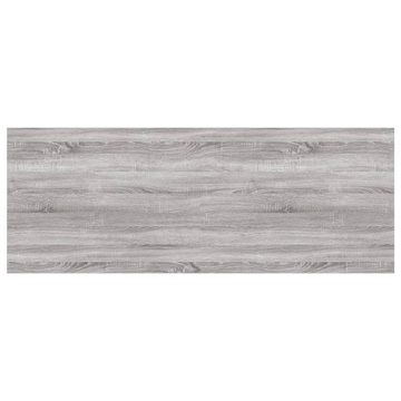 vidaXL Regal Wandregale 4 Stk. Grau Sonoma 80x30x1,5 cm Holzwerkstoff, 4-tlg.