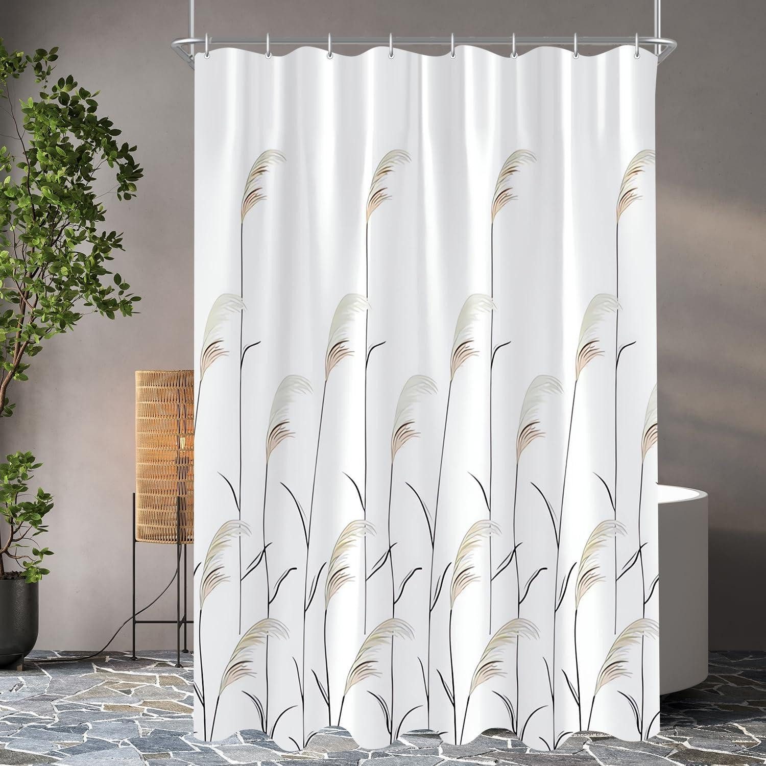 LuxusKollektion Duschvorhang Duschvorhang Weizenohr 120x180cm Antischimmel günstig online kaufen