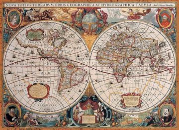 empireposter Puzzle Antike Weltkarte Orbis Geographica - 2000 Teile Puzzle - Format 67,6x96,8 cm, Puzzleteile