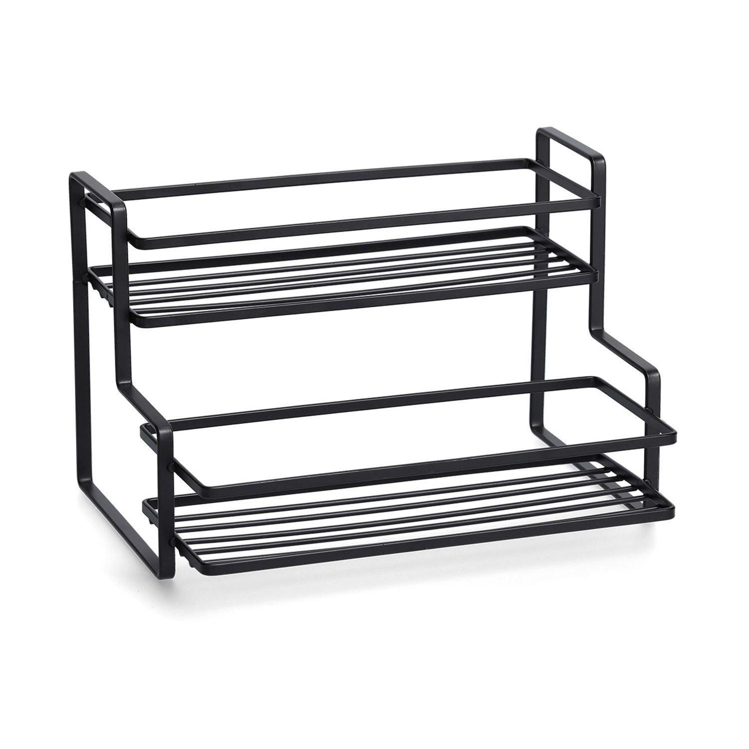 Zeller Present Gewürzregal RAMINI, Schwarz, Metall, günstig online kaufen