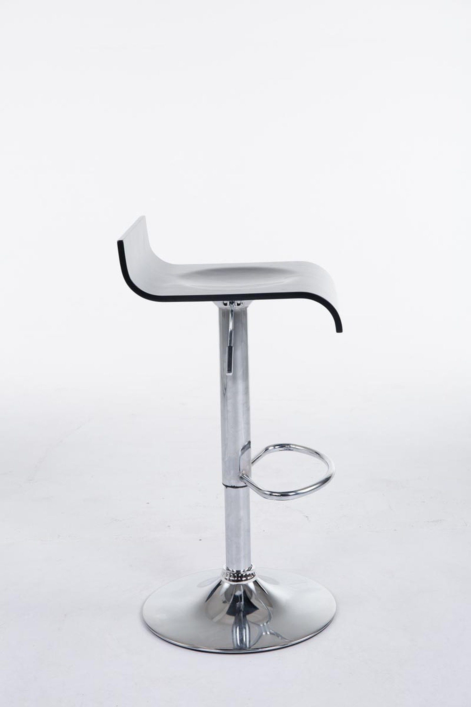 Schwarz & drehbar - - - Theke chrom Hocker - Wood Sitzfläche: für Gestell: Holz (mit Fußstütze höhenverstellbar Barhocker Metall 360° TPFLiving Küche),