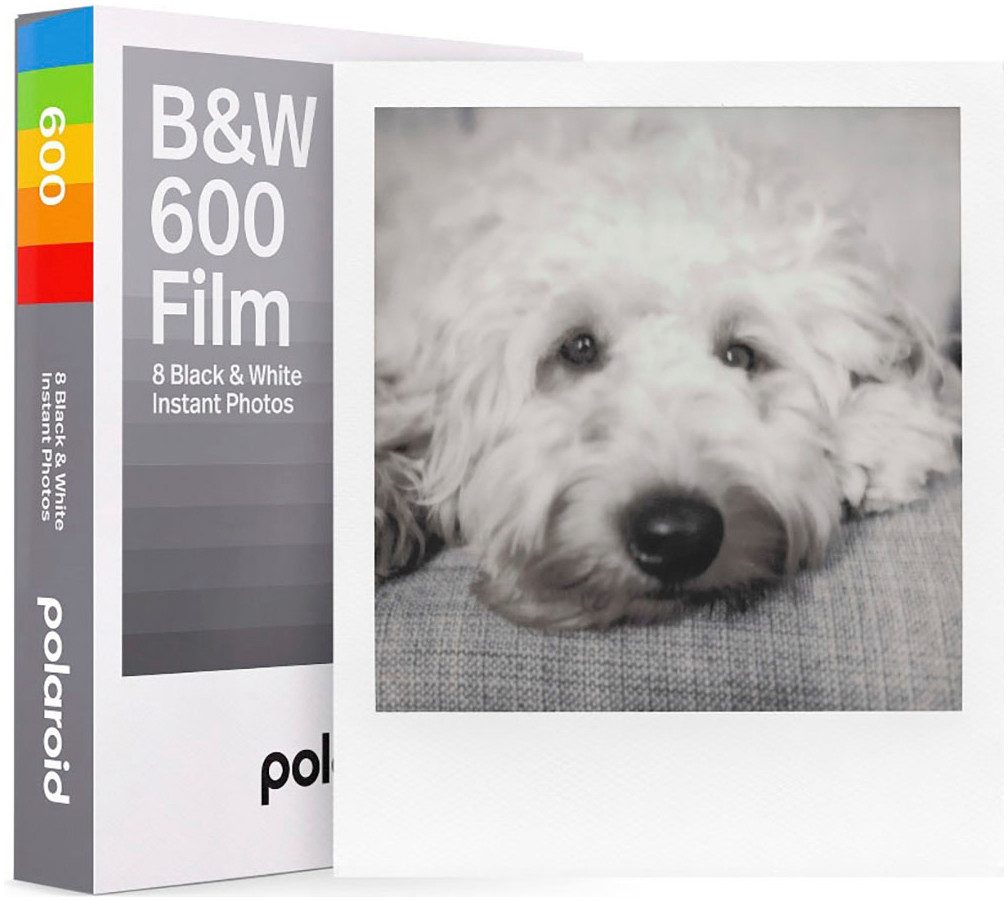 Polaroid Sofortbildfilm 600 B&W Film 8x, 8 (Packung)