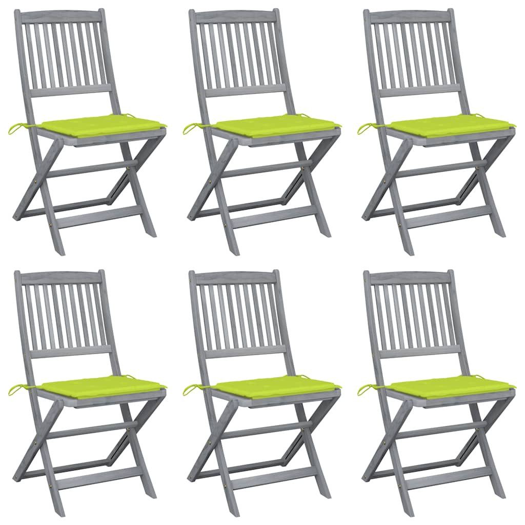 vidaXL Gartenstuhl Klappbare Gartenstühle 6 Stk. günstig online kaufen
