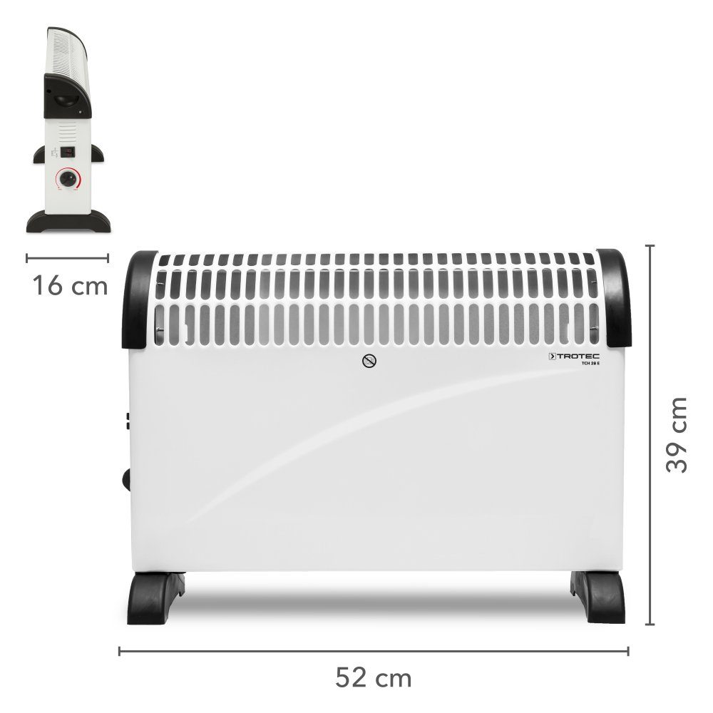 TROTEC Konvektor TCH 20 E, 2000 W, Bis 2.000 W Heizleistung für saubere, ko günstig online kaufen
