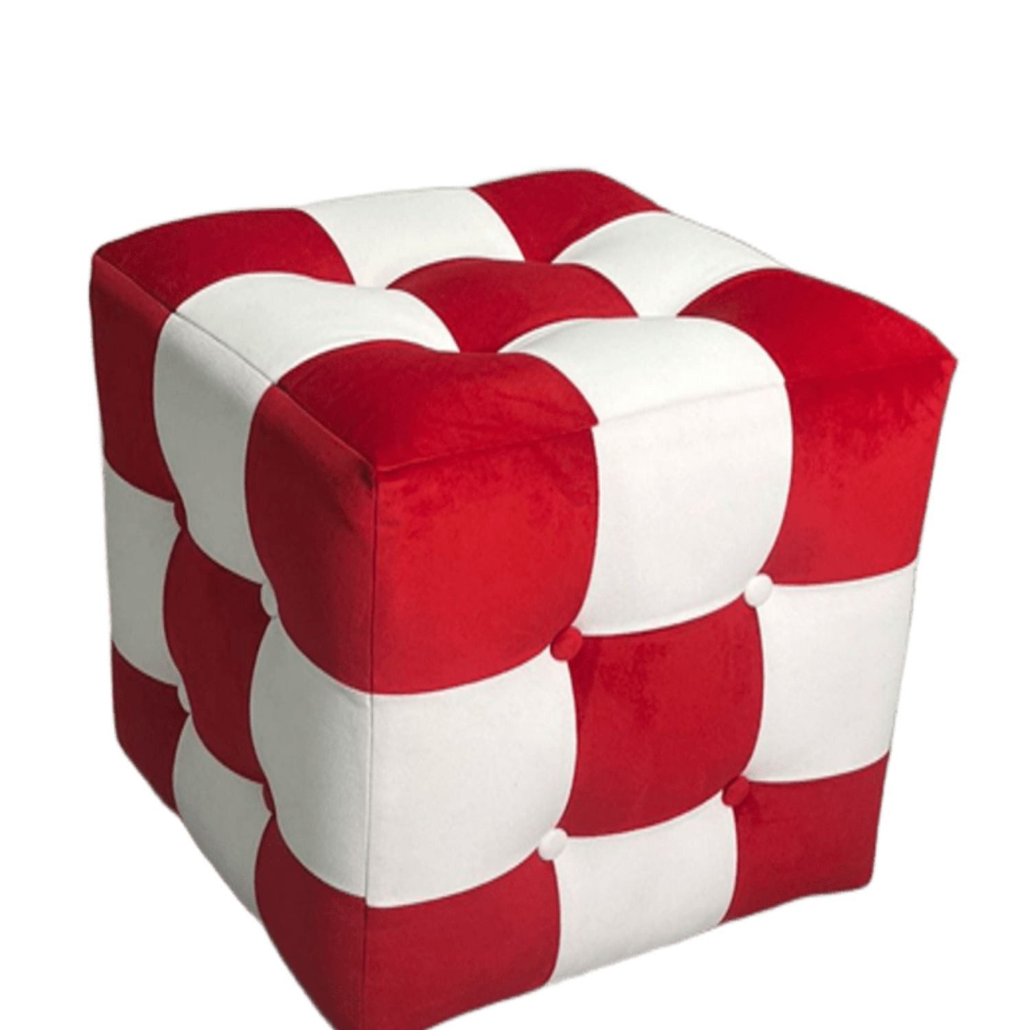 Skye Decor Pouf Patchwork (1-St), Gemusterter Polsterpouf