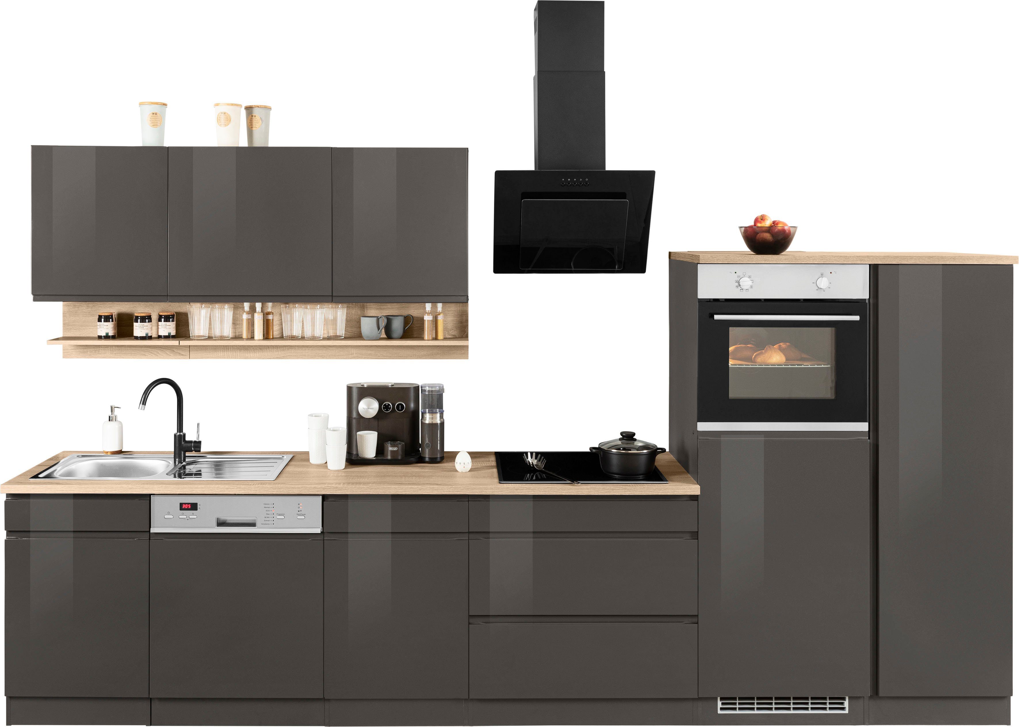 KOCHSTATION Küchenzeile KS-Virginia, Breite 350 cm, günstig online kaufen