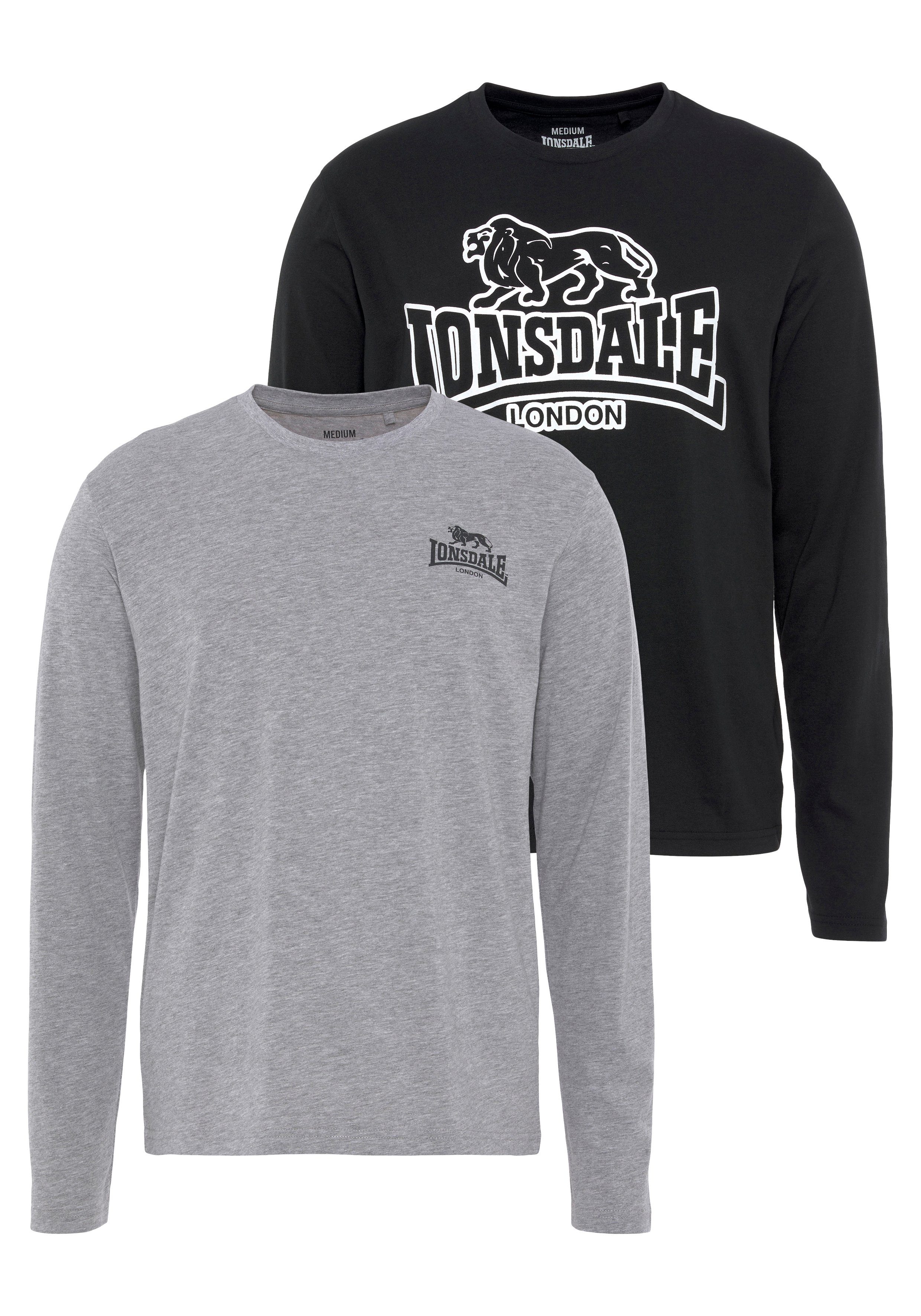 Lonsdale Langarmshirt FOGORIC (Packung, 2-tlg., 2er-Pack) günstig online kaufen