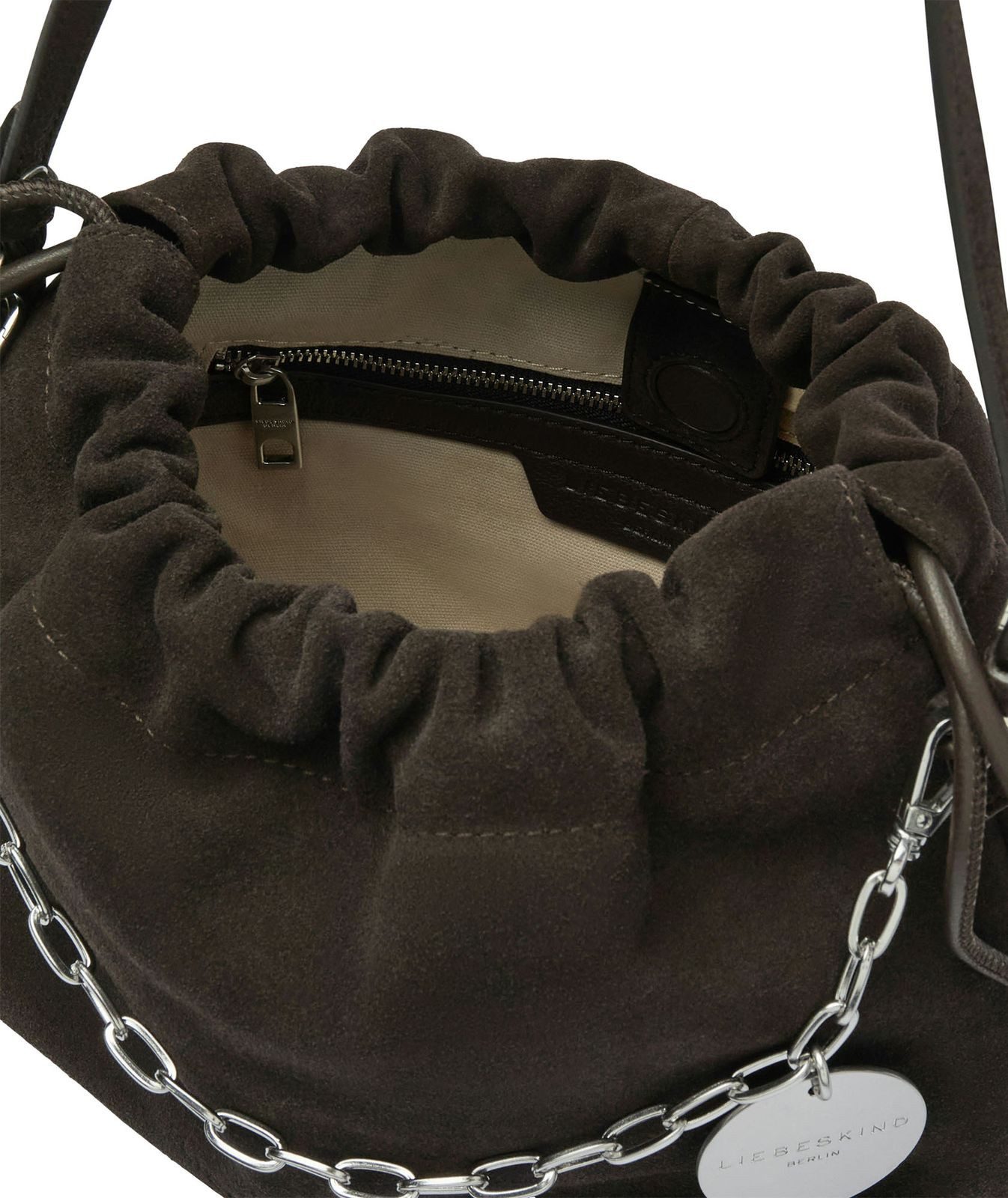 Liebeskind Berlin Umhängetasche Hobo Bag, aus echtem Leder – Bild 3 von 4