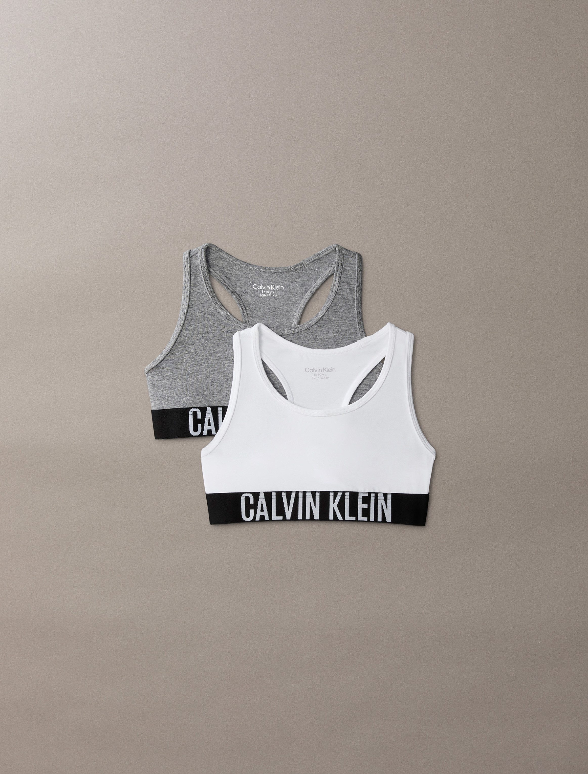 Calvin Klein Underwear Bralette 2PK BRALETTE (Packung, 2-tlg., 2er-Pack) mit Logobund
