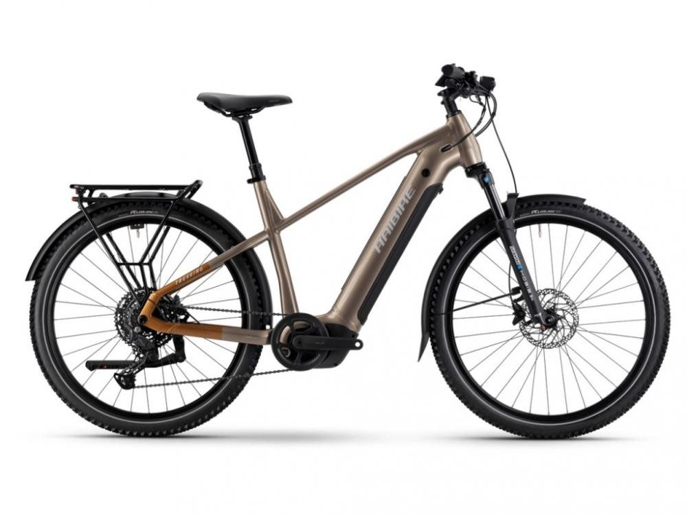Haibike E-Bike TREKKING 6.5 HIGH i600Wh 10-G Cues 25 HB BCXK GL_toffee/sand Rh M/45