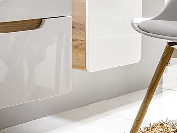 JVmoebel Badezimmer-Set Badezimmer Möbel Garnitur Beleuchtung Waschbecken