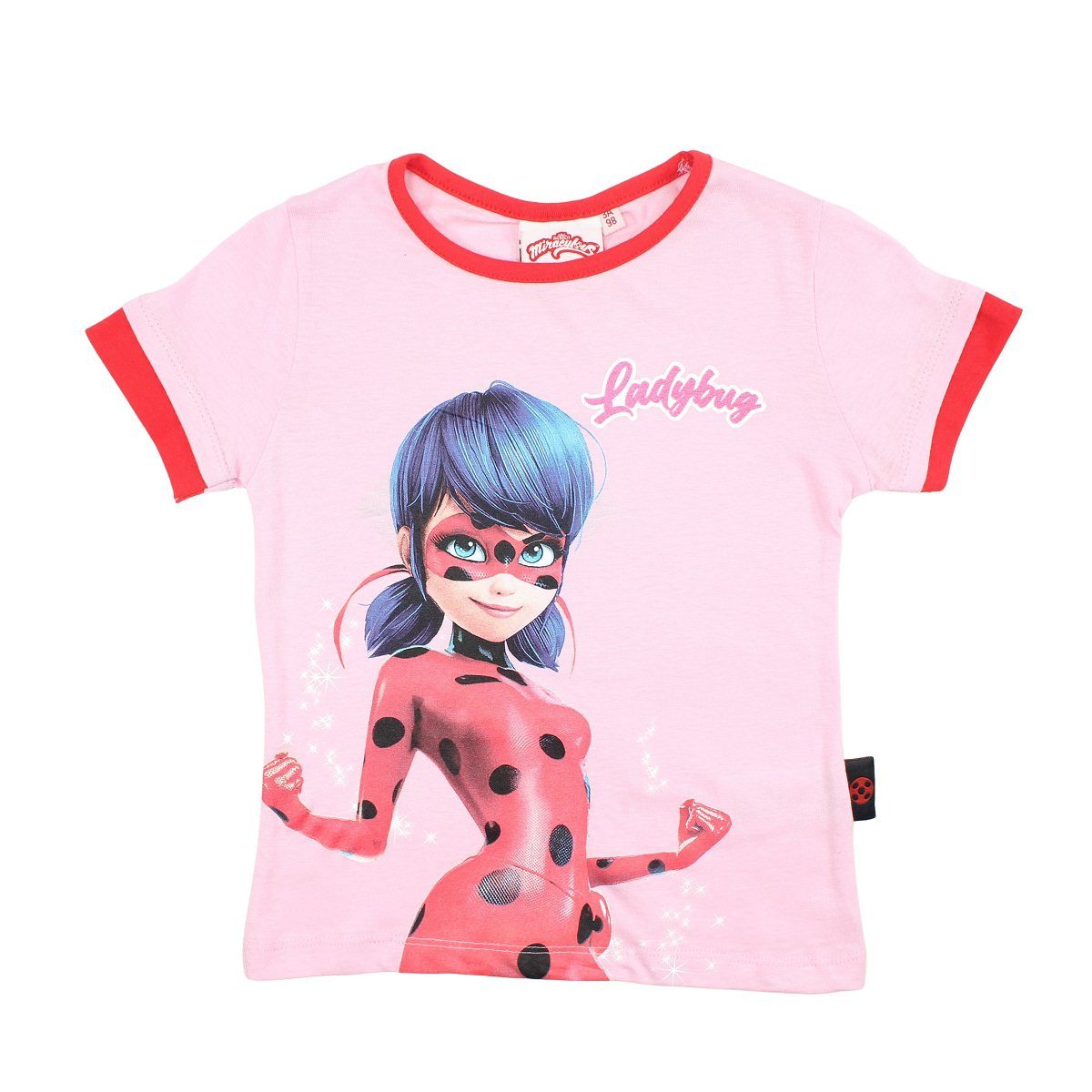 Miraculous - Ladybug Print-Shirt Ladybug Miraculous T-Shirt Mädchen 3 4 5 6 8 Jahre