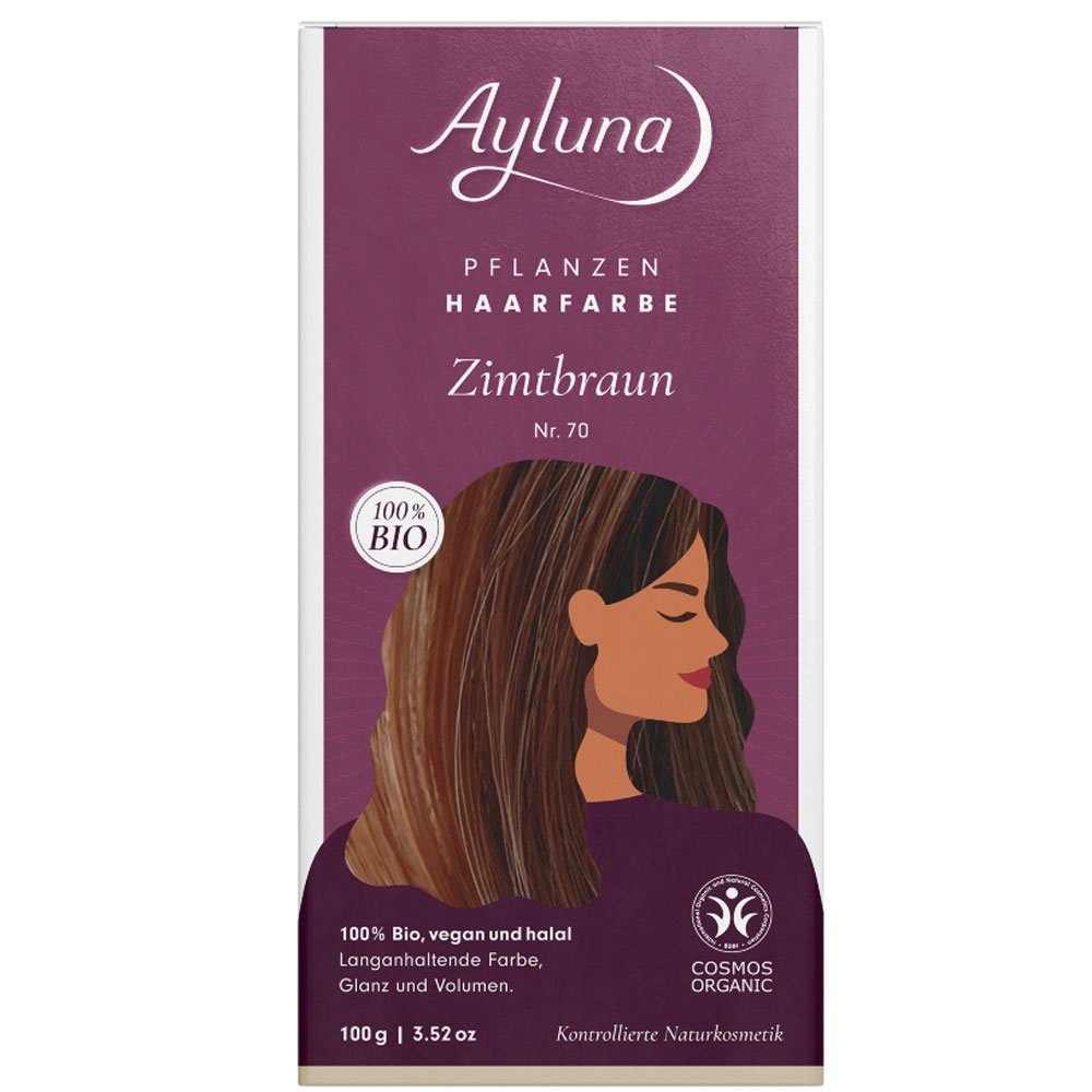 Ayluna Haarfarbe Zimtbraun, Braun, 100 g