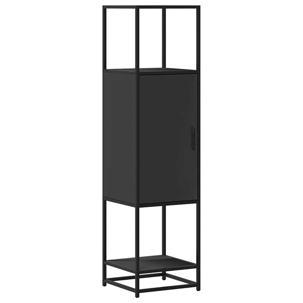 vidaXL Highboard Highboard Schwarz 35,5x35x139 cm Holzwerkstoff und Metall günstig online kaufen