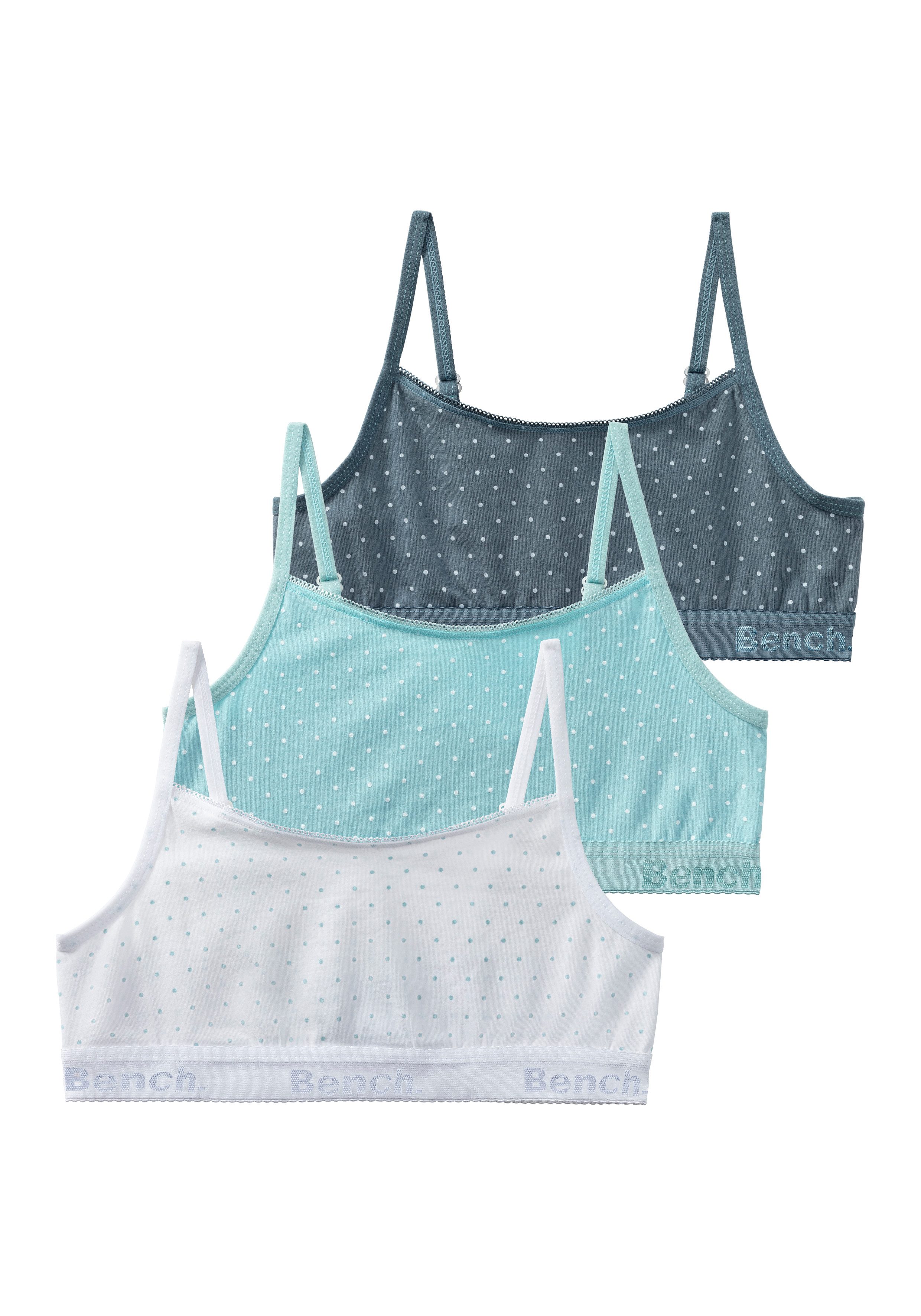 Bench. Bustier (Packung, 3-tlg) mit Pünktchen günstig online kaufen