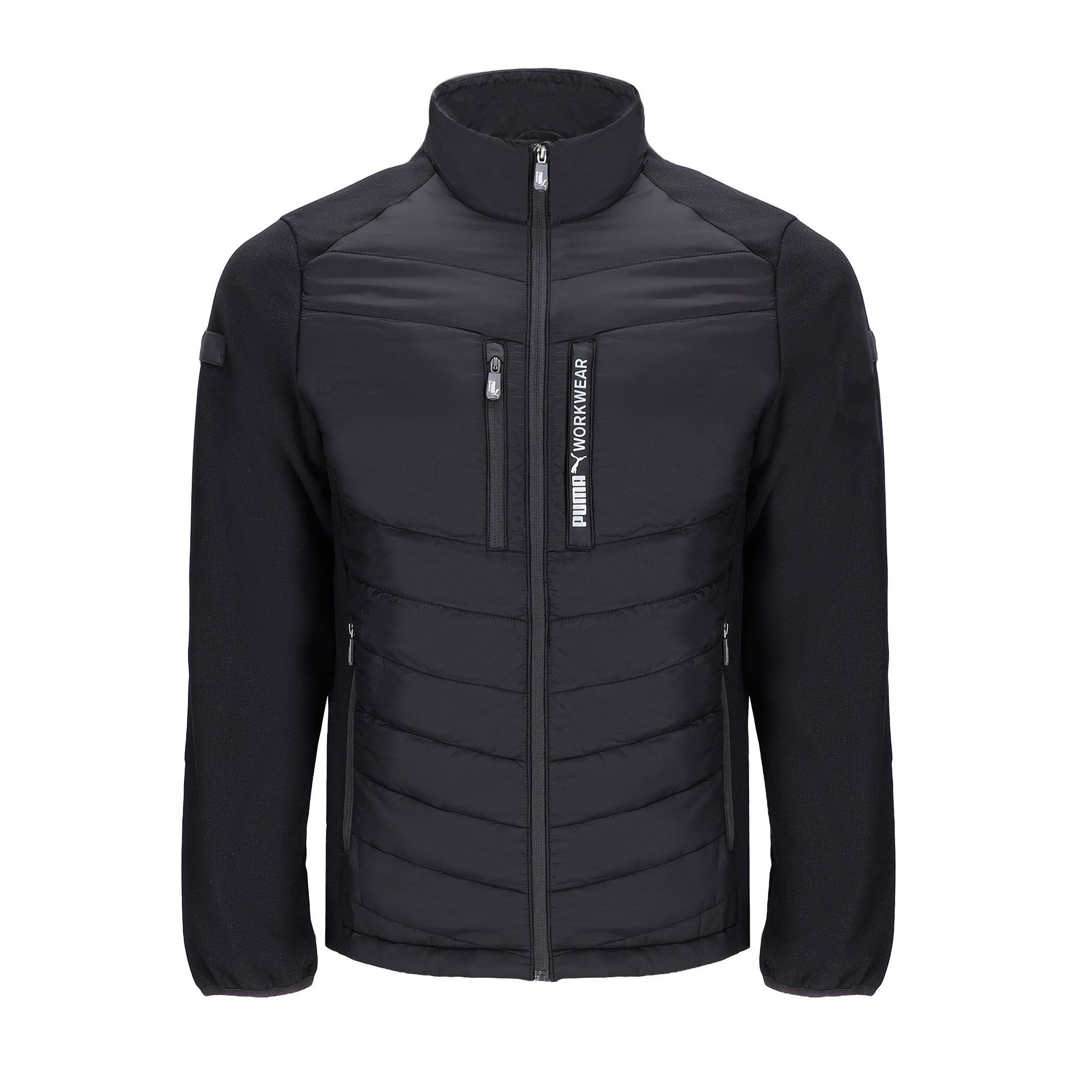 PUMA Workwear Allwetterjacke Herren - Verstärkung am Ellenbogen - Verlängertes Rückenteil Robuste und Atmungsaktive Arbeitsjacke für Handwerk & Outdoor