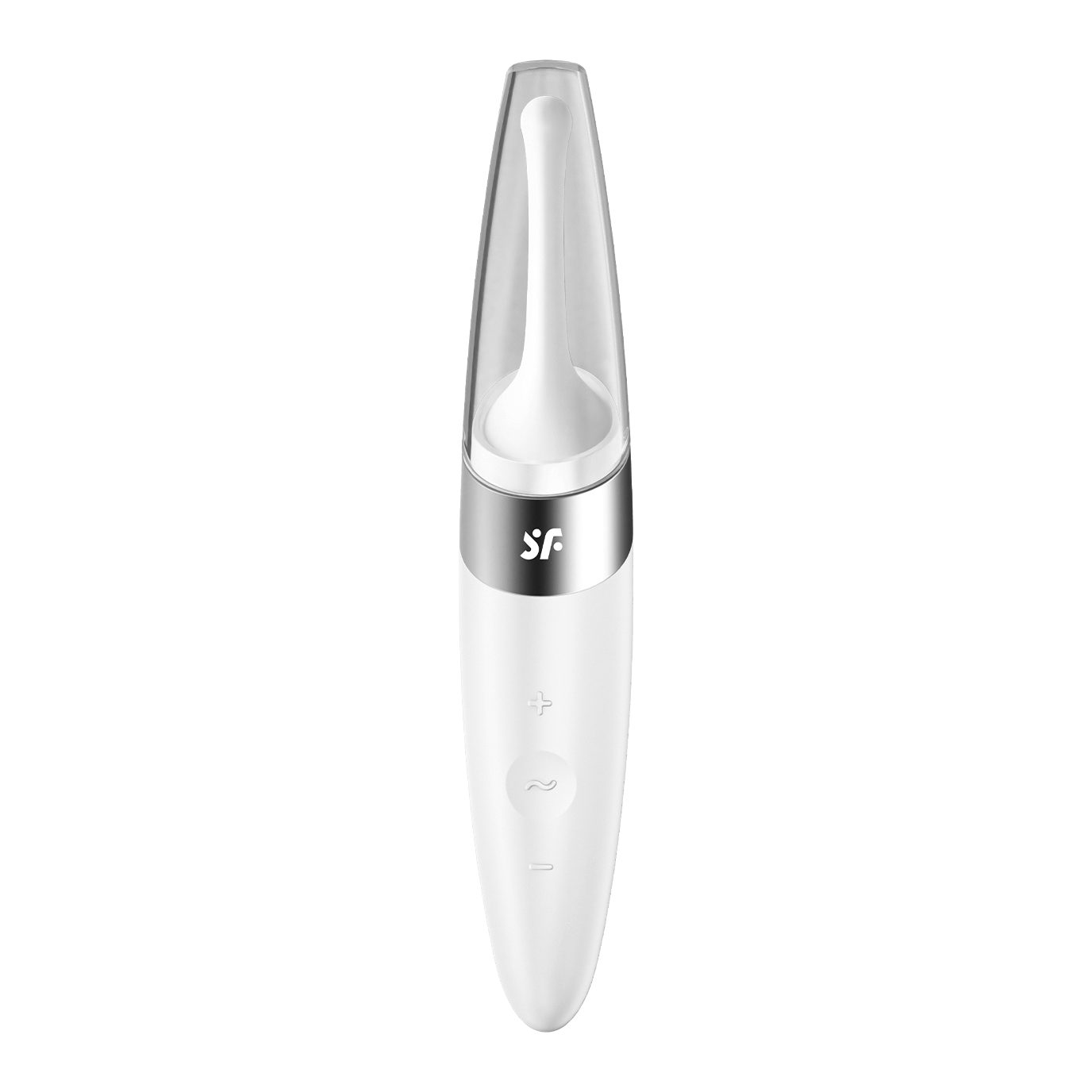 17 cm, weiß Tip-Vibrator 'Twirling Delight, Satisfyer Satisfyer Klitoris-Stimulator (IPX7) wasserdicht