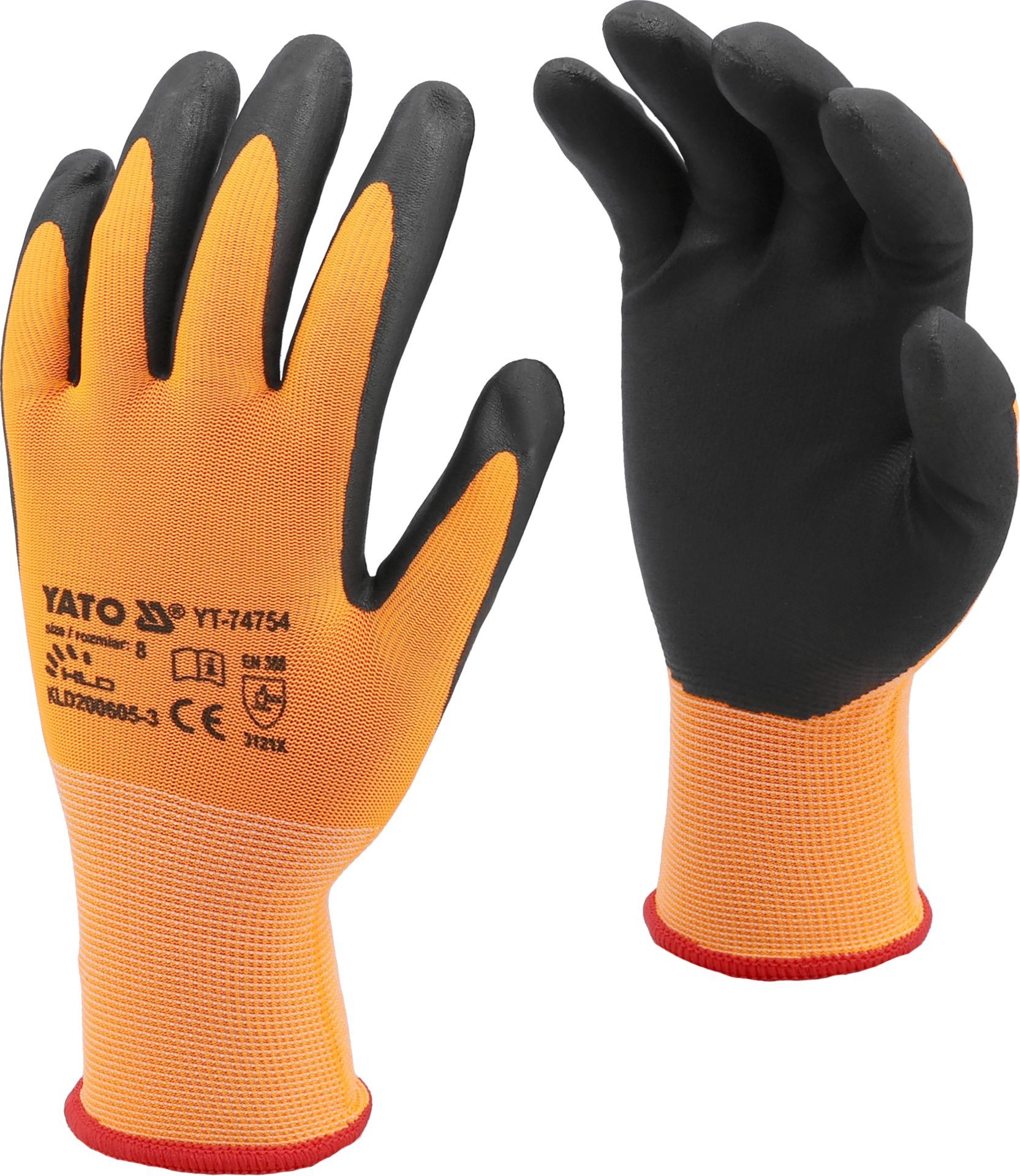 Arbeitshandschuhe Arbeitshandschuhe, Nylon, Nitril für Touchscreen