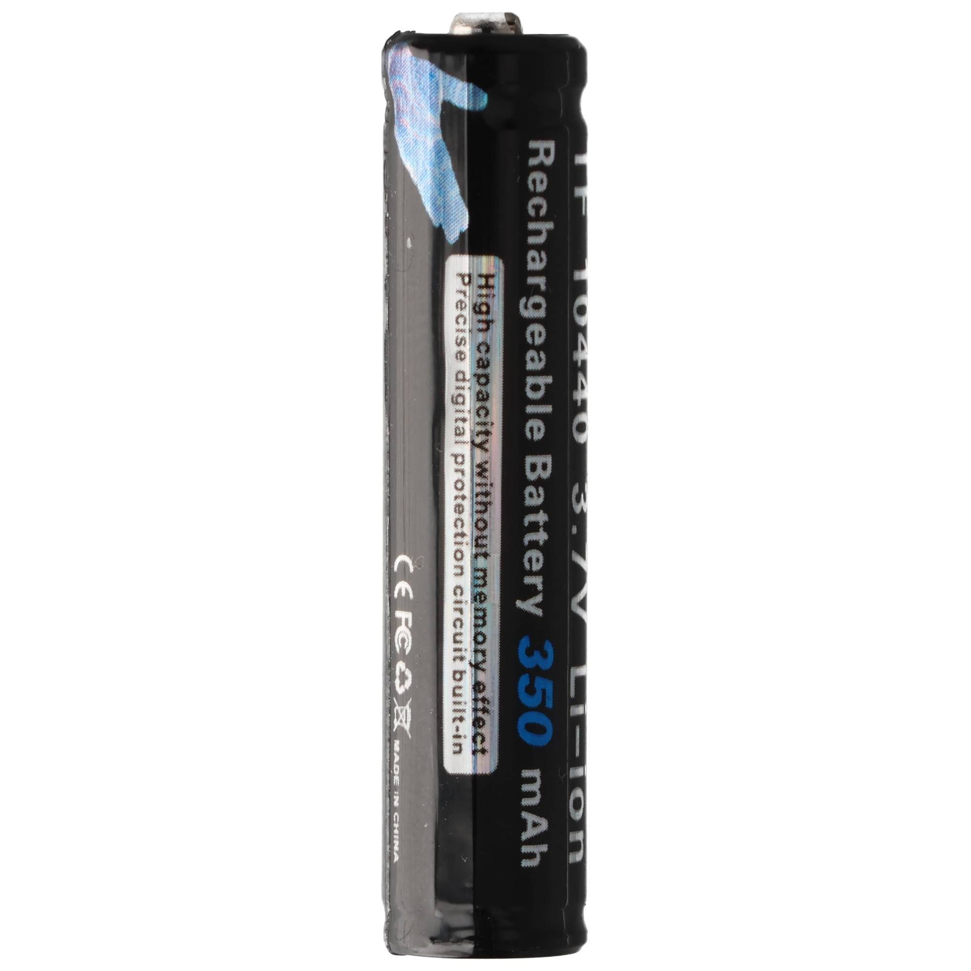 Trustfire Trustfire 10440 300mAh 3,6V - 3,7V geschützte Li-Ion-Zelle Flame, mit Akku 300 mAh (3,7 V)