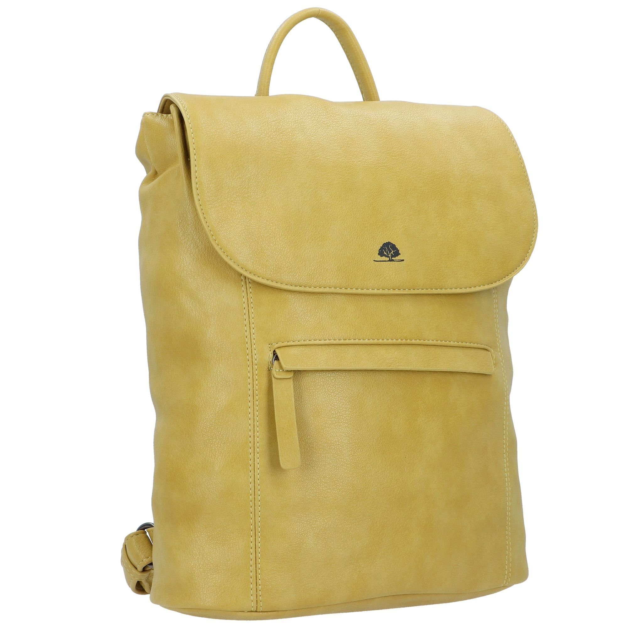 Greenburry Rucksack Mad'l Dasch, Kunstleder lemon