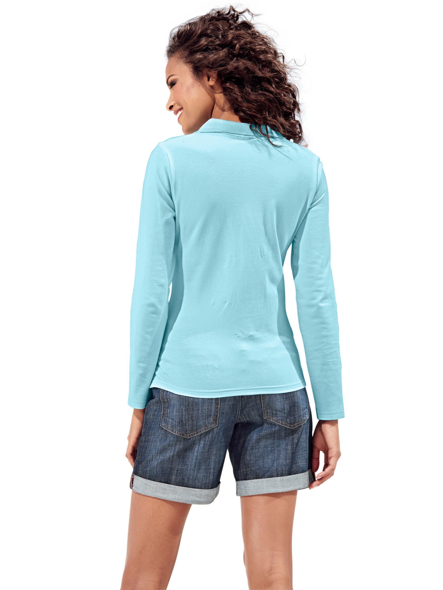 heine T-Shirt Poloshirt Langarm – Bild 2 von 5
