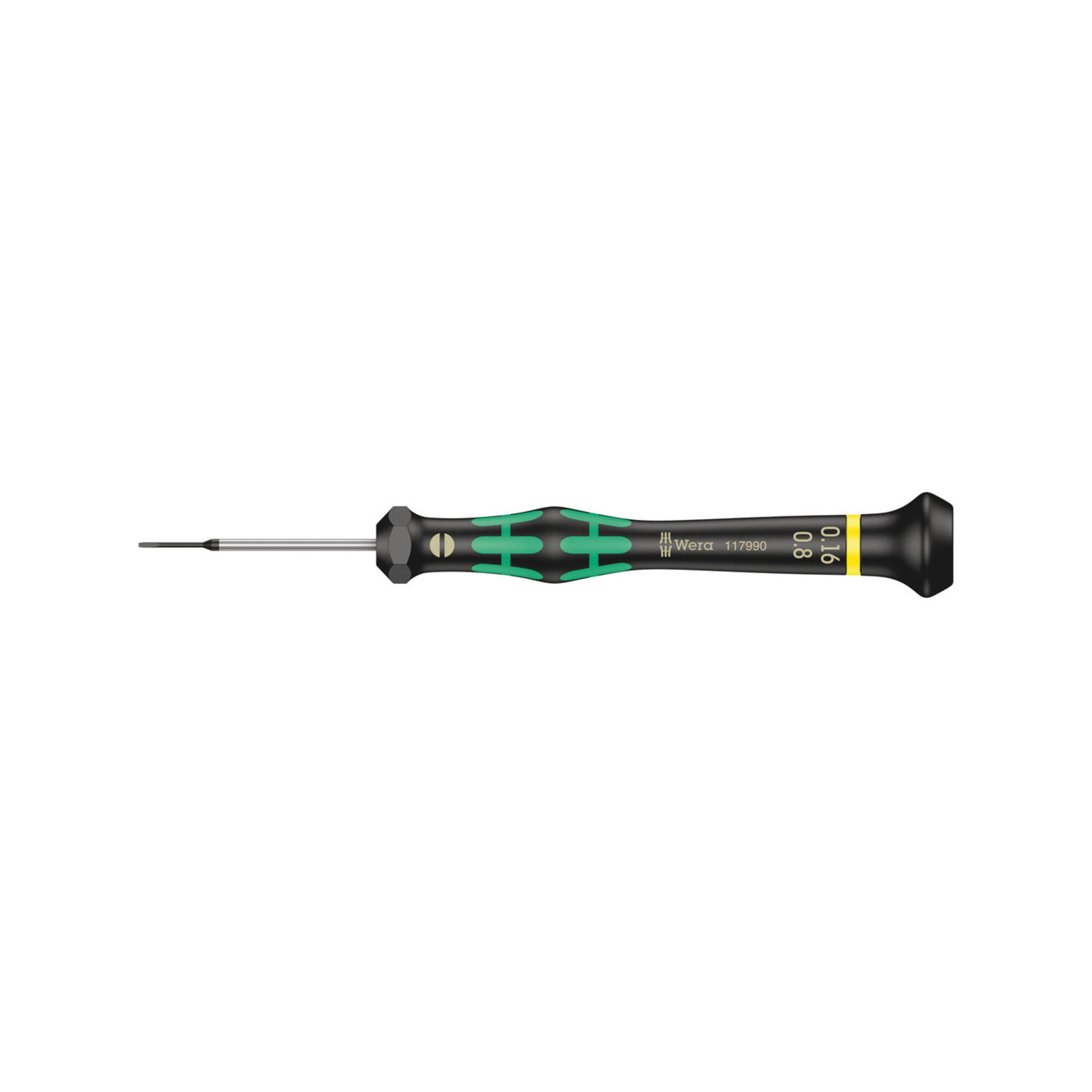 Wera Werkzeugset Wera 2035 Elektroniker-Schlitzschraubendreher, 0,16 x 0,8 x 40 mm
