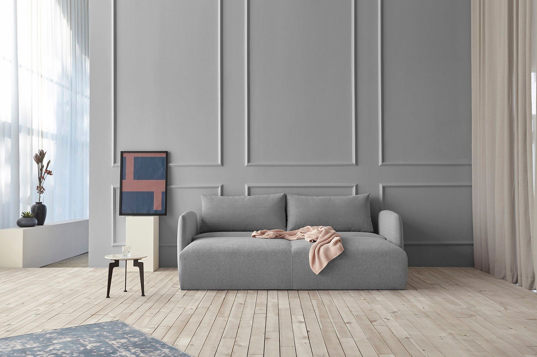 Sofa 3-Sitzer HELLGRAU von INNOVATION LIVING ™ - Einrichtungsvorschlag