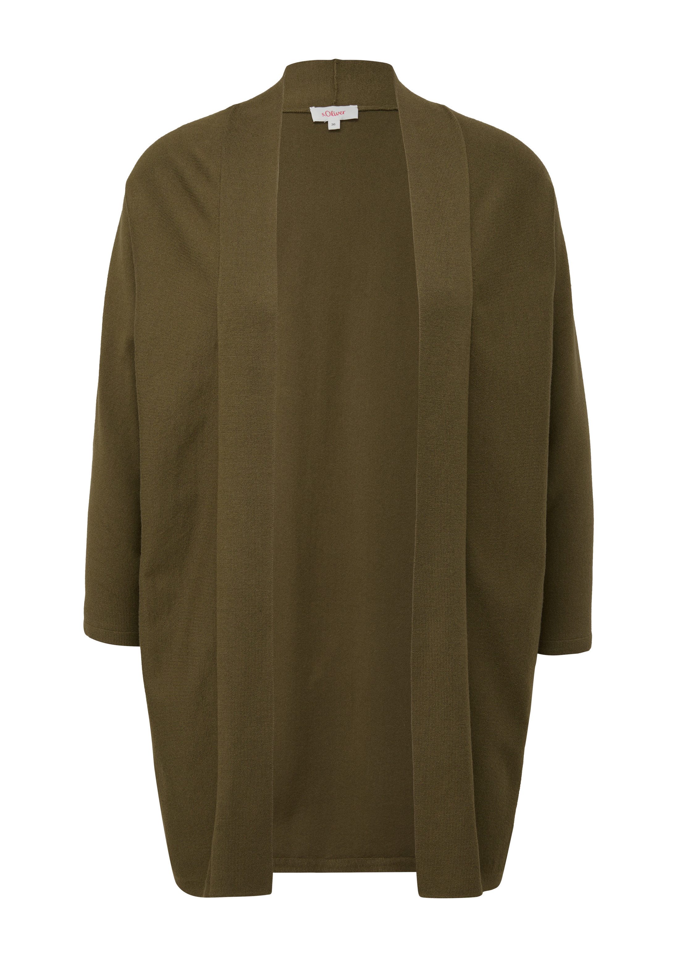 s.Oliver Cardigan Strickjacke Feinstrick-Cardigan