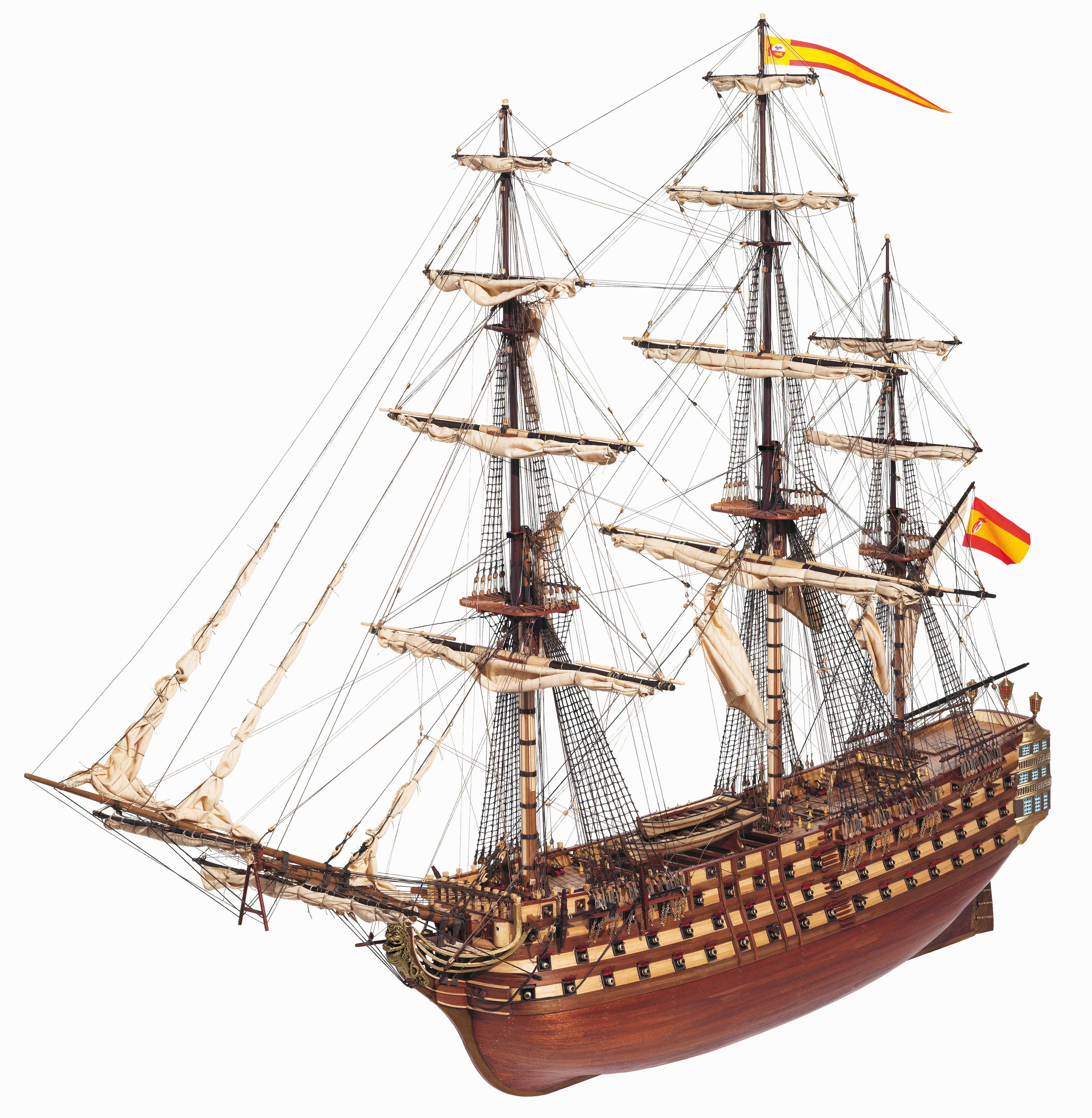 Modellbausatz Santisima Trinidad Maßstab 1:90 Schiffsbausatz