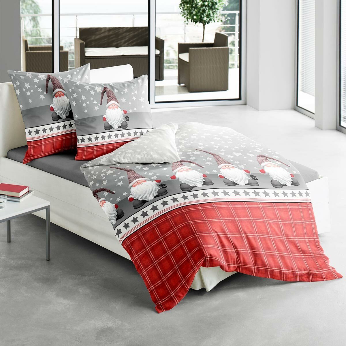 TRAUMSCHLAF Bettwäsche Wichtelmännchen, Biber, 2 teilig, Winterwäsche in we günstig online kaufen