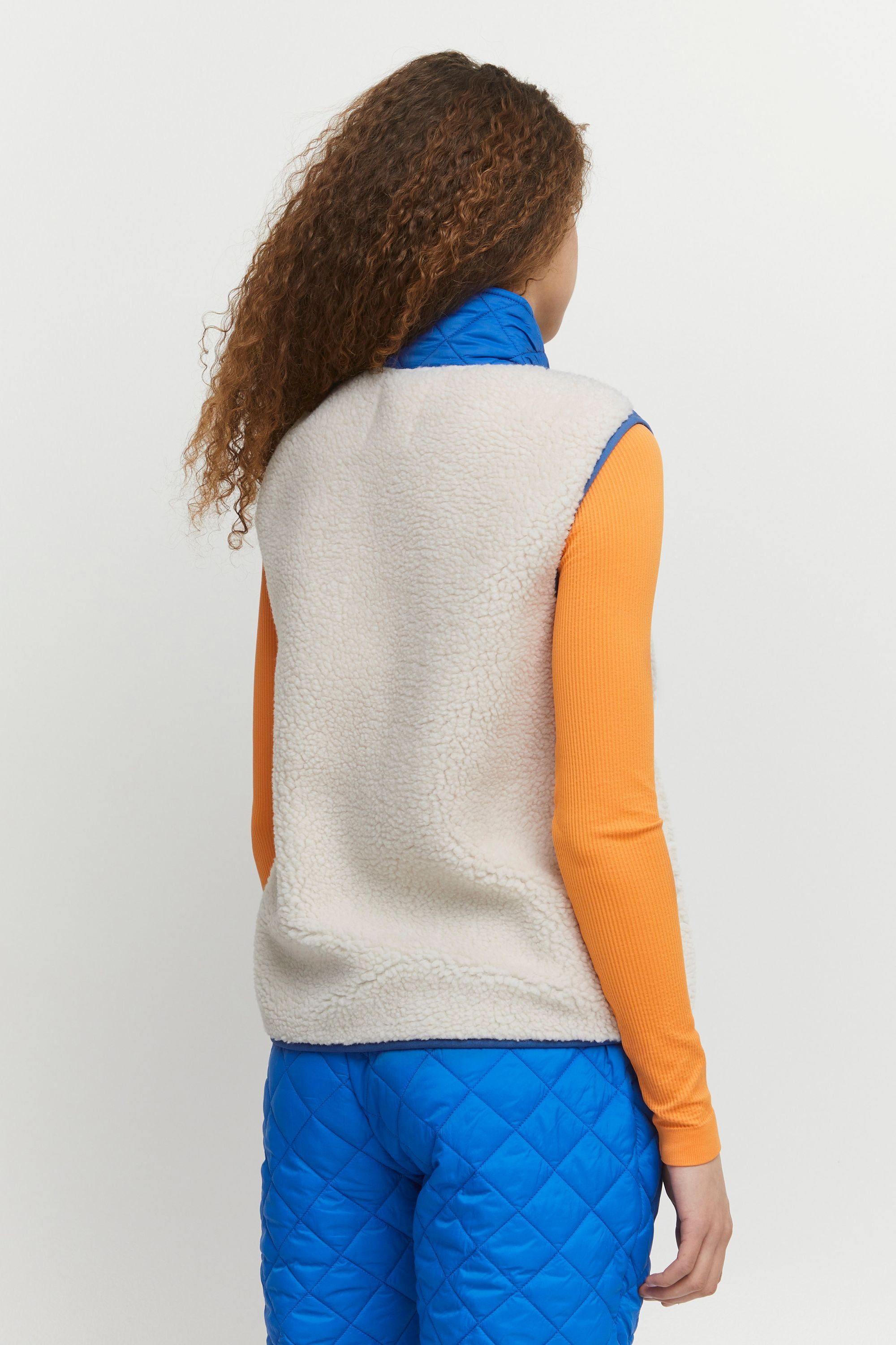 TheJoggConcept. Plüschweste JCBERRI WAISTCOAT 2 Blue Mix (201440) Princess - 22800080