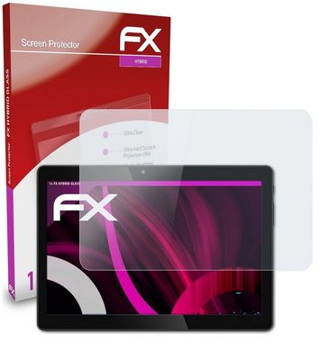 atFoliX Schutzfolie Panzerglasfolie für JAY-tech Tablet-PC XTE10D, Ultradünn und superhart
