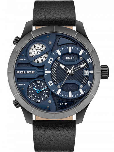 Police Quarzuhr Police PEWJB2110640 Bushmaster Herren 42mm 5ATM