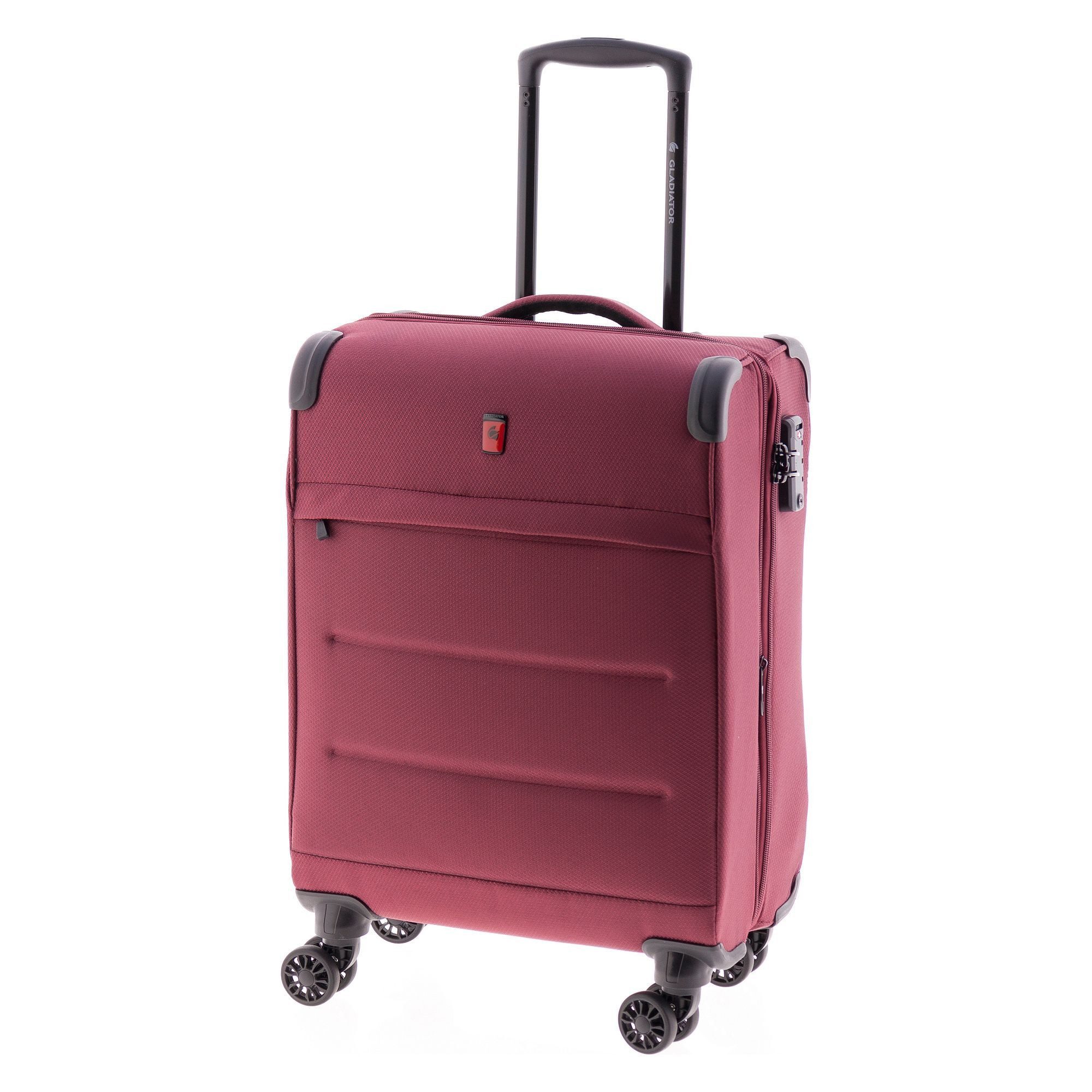 GLADIATOR Handgepäck-Trolley 4700, 4 Rollen, Leder