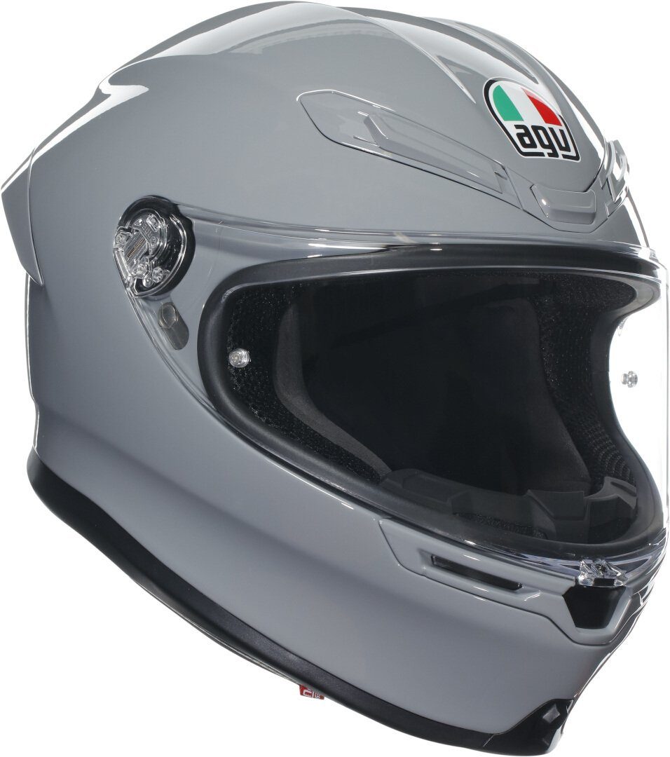 AGV Motorradhelm K6 S Helm, vorbereitet für Kommunikationssystem,Notfallsystem-Polsterung (EQ