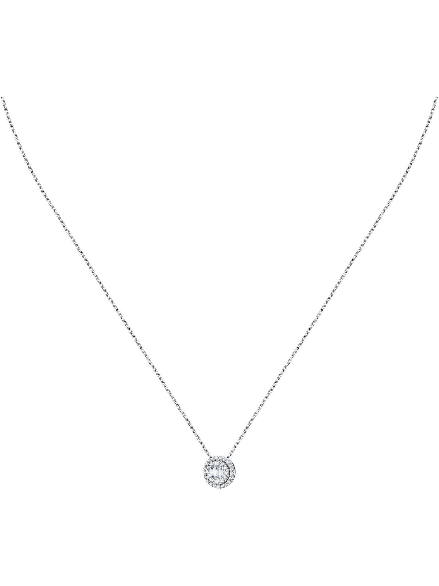 Collier CHRIST Damen-Kette 585er Weißgold 36 Diamant