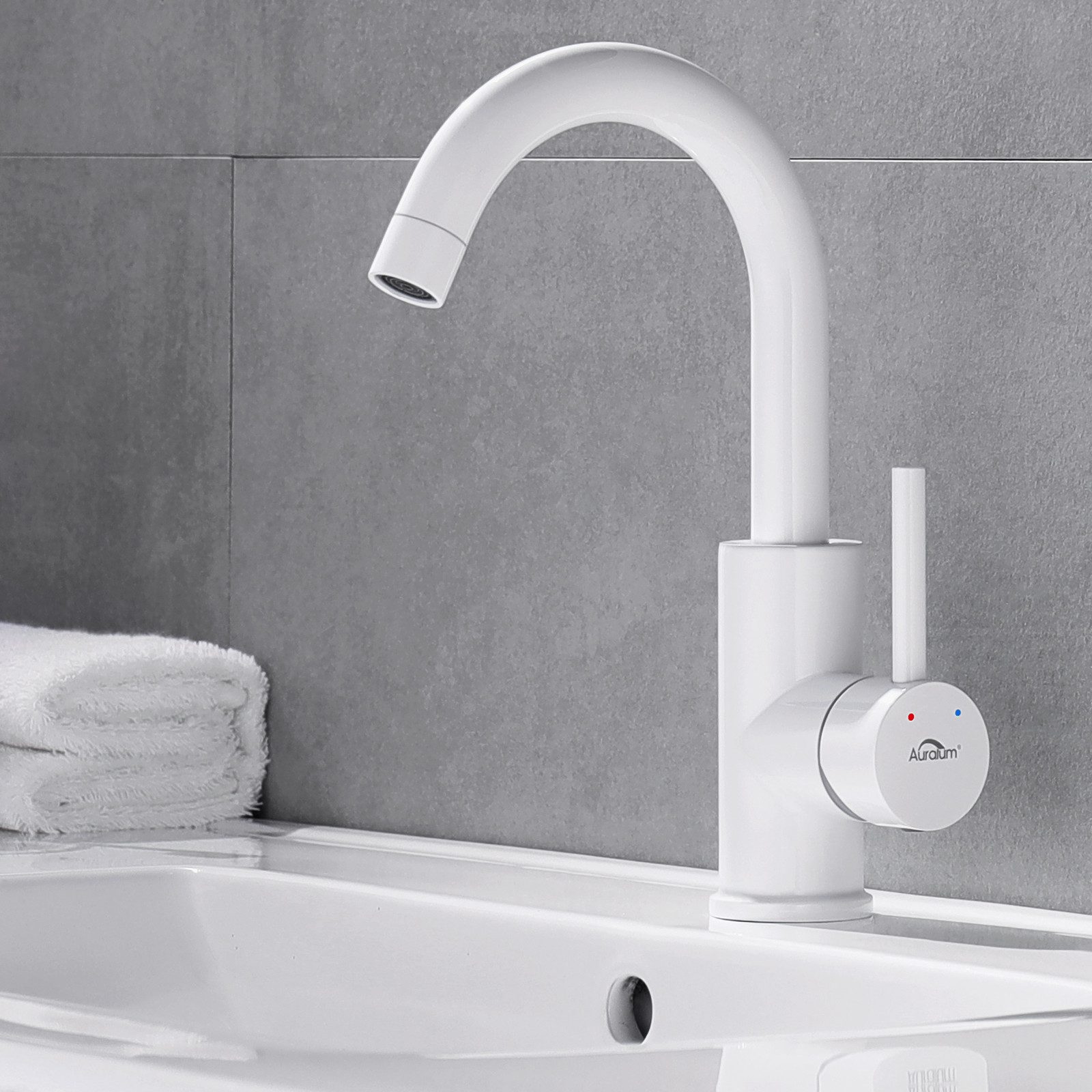 Auralum Max Waschtischarmatur Bad Wasserhahn 360° günstig online kaufen