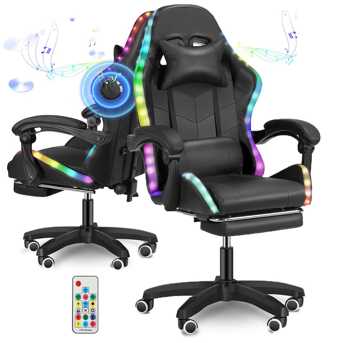 LETGOSPT Gaming Chair Ergonomischer Gaming-Stuhl, Verstellbare günstig online kaufen