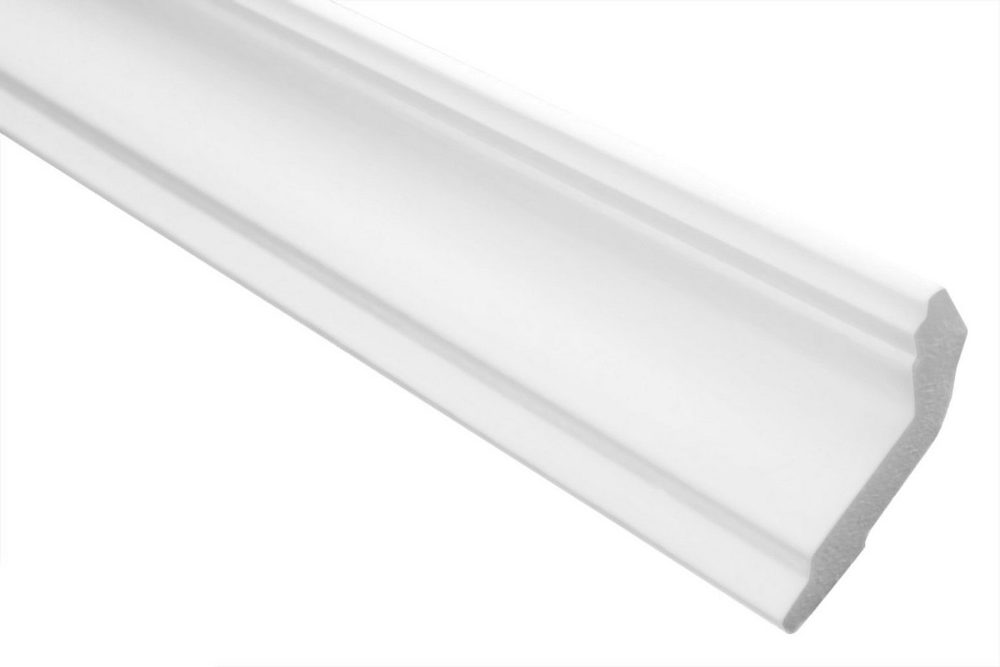 Thumbnail - marbet design Stuckleiste E-32, 30 Meter / 15 Leisten, XPS Styropor weiß - Deckenleisten Zierleisten Eckleisten Dekorbau...
