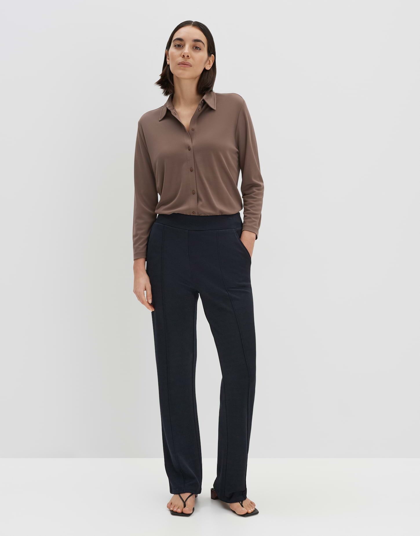 someday Stoffhose CENYA DETAIL mit Pin-tuck Detail