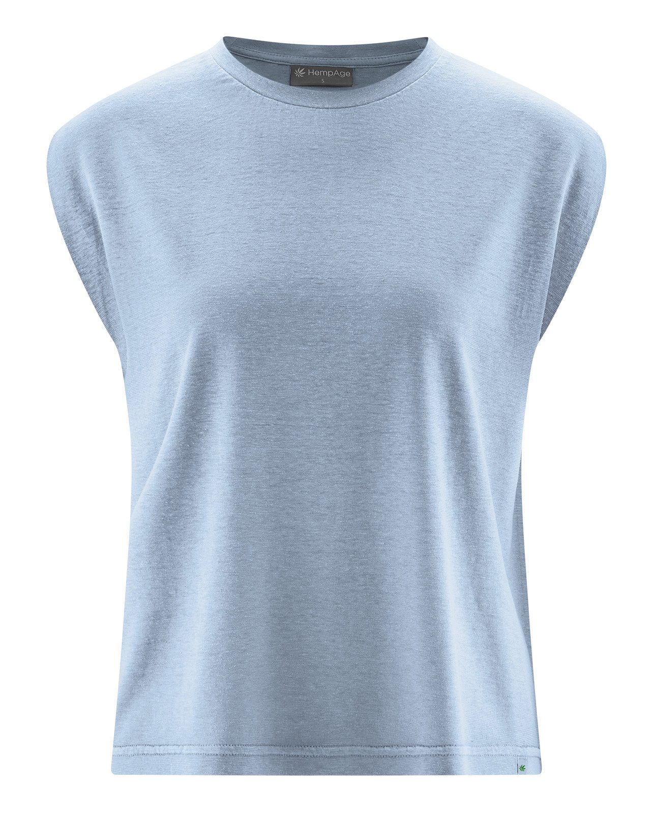 T-Shirt Ärmelloses T-Shirt Hanf/Biobaumwolle Casual Fit