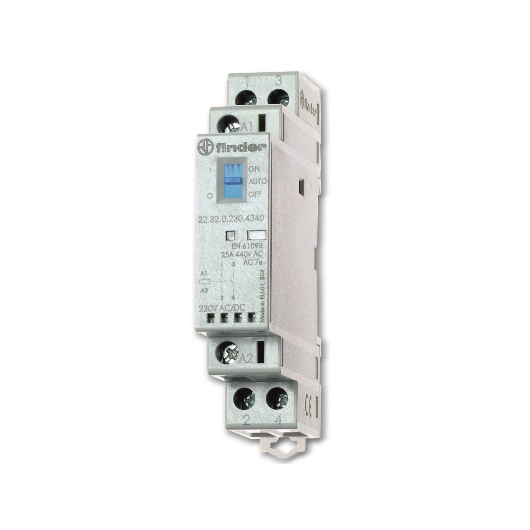 Verteilerbox FINDER Installationsschütz 230 V, 25 A, 2