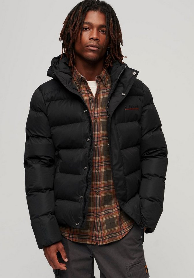 Superdry Steppjacke HOODED MICROFIBRE SPORT PUFFER