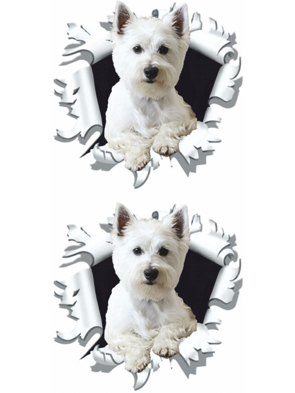 Aufkleber Hermann Schütz Aufkleber West Highland White
