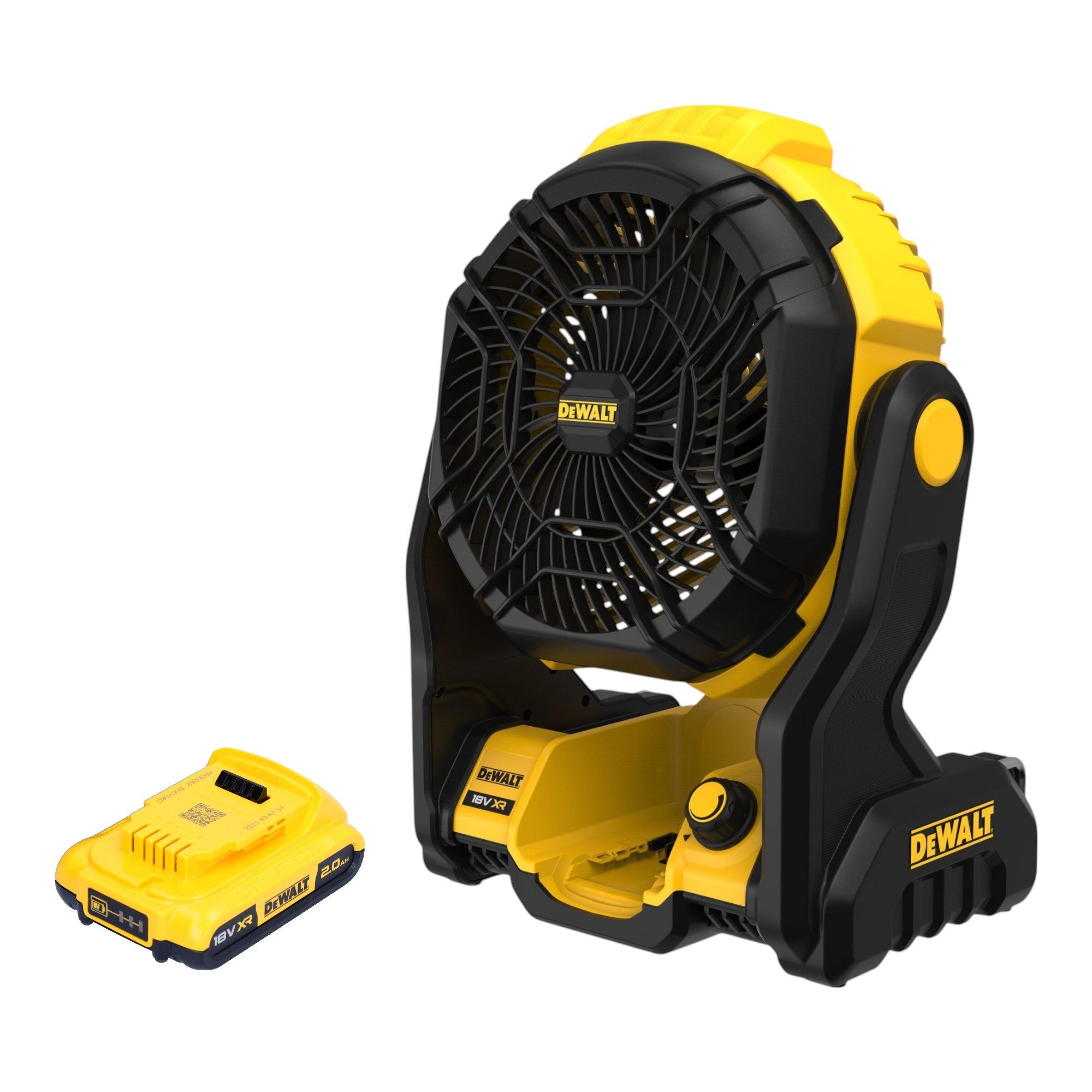 DeWalt Akku-Standventilator DCE 512 N Akku Ventilator 18 V + 1x Akku 2,0 Ah - ohne Ladegerät