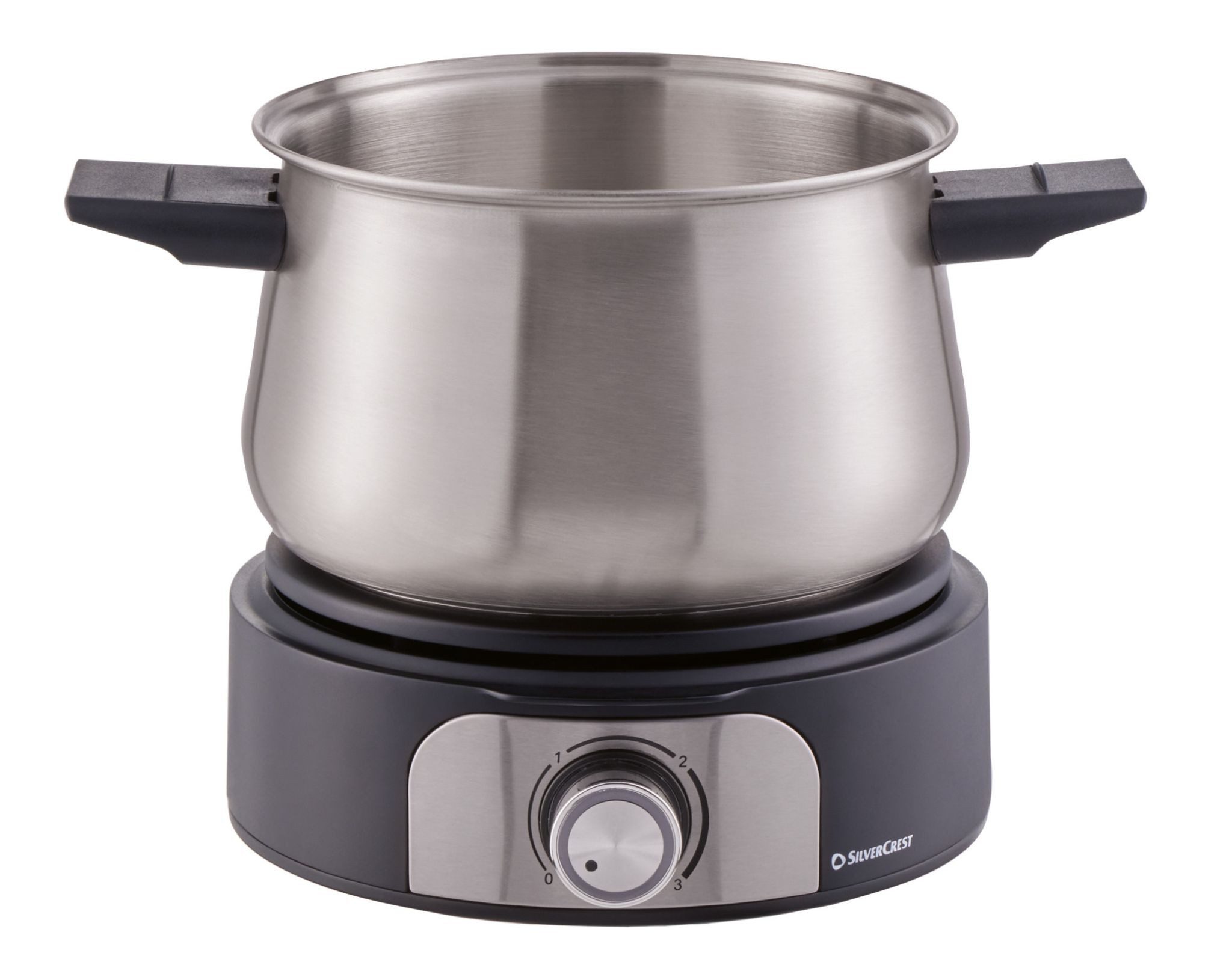 SilverCrest Elektro-Fondue Elektro Fondue Set Edelstahl 3L 1500W SFE 1500 D3 silber