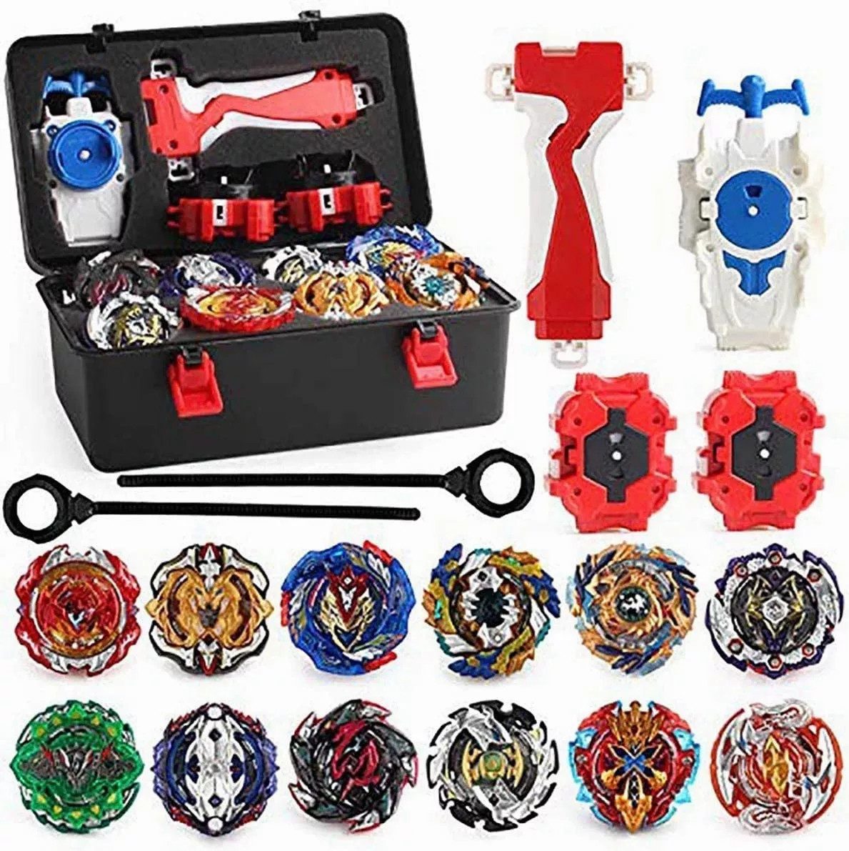 Speed-Kreisel Speed-Kreisel Beyblade Burst 19 Stück, Launcher Spielzeug Drehkreisel