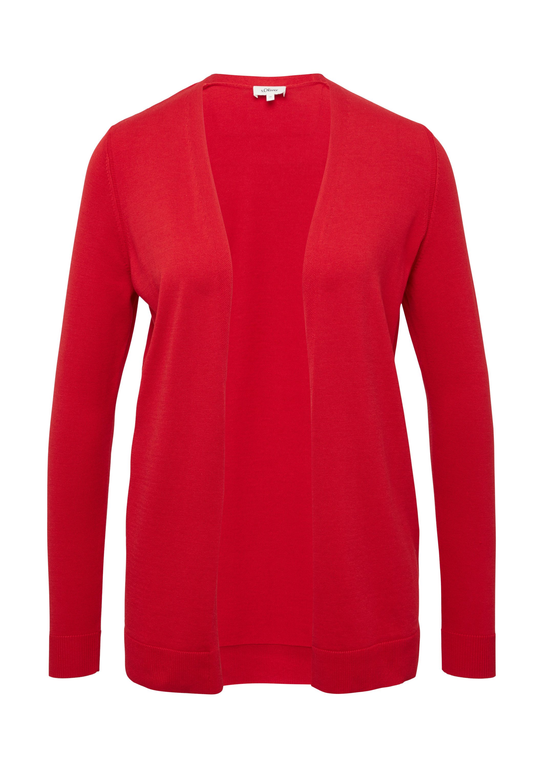 s.Oliver Cardigan Strickjacke Cardigan aus Viskose-Baumwollmix günstig online kaufen