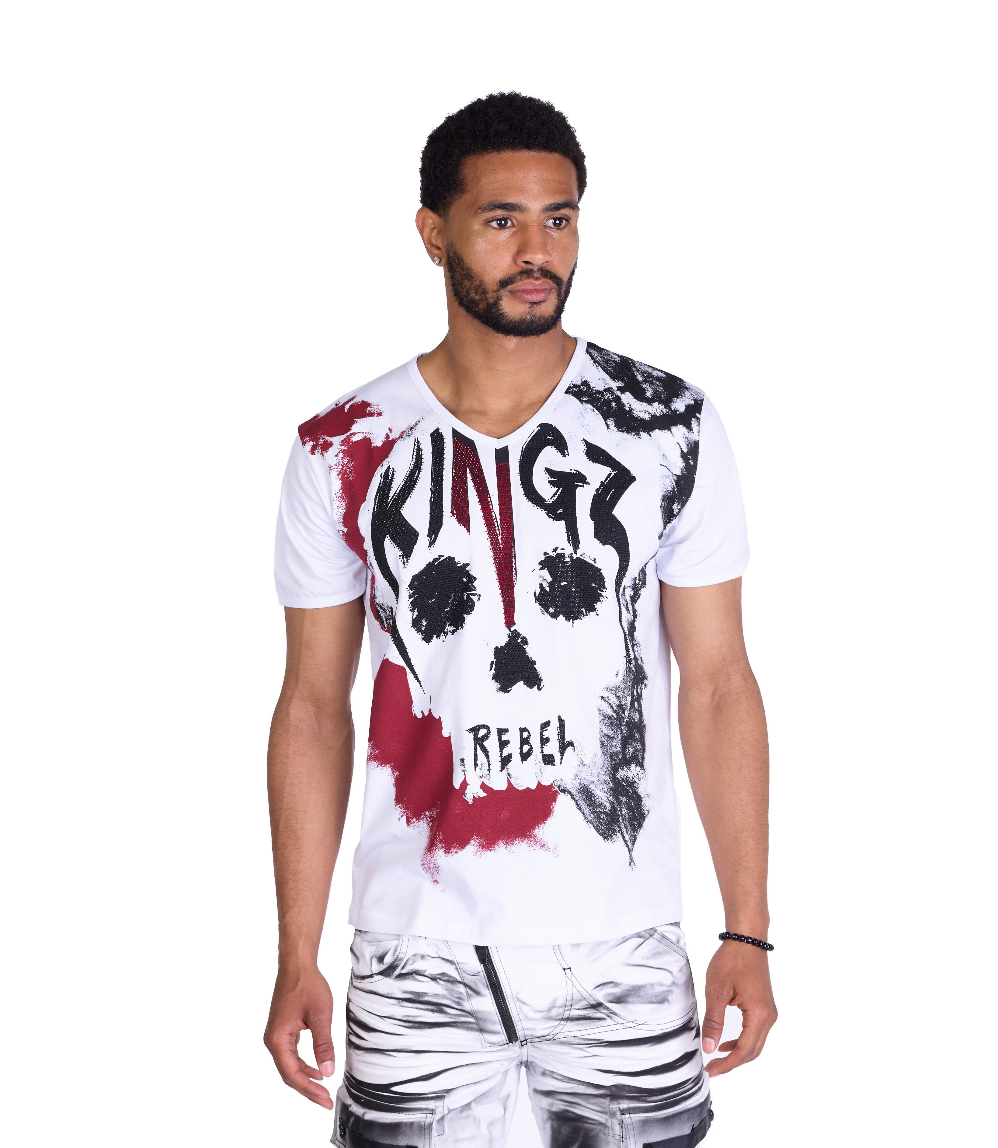KINGZ T-Shirt KINGZ Herren T-Shirt mit günstig online kaufen