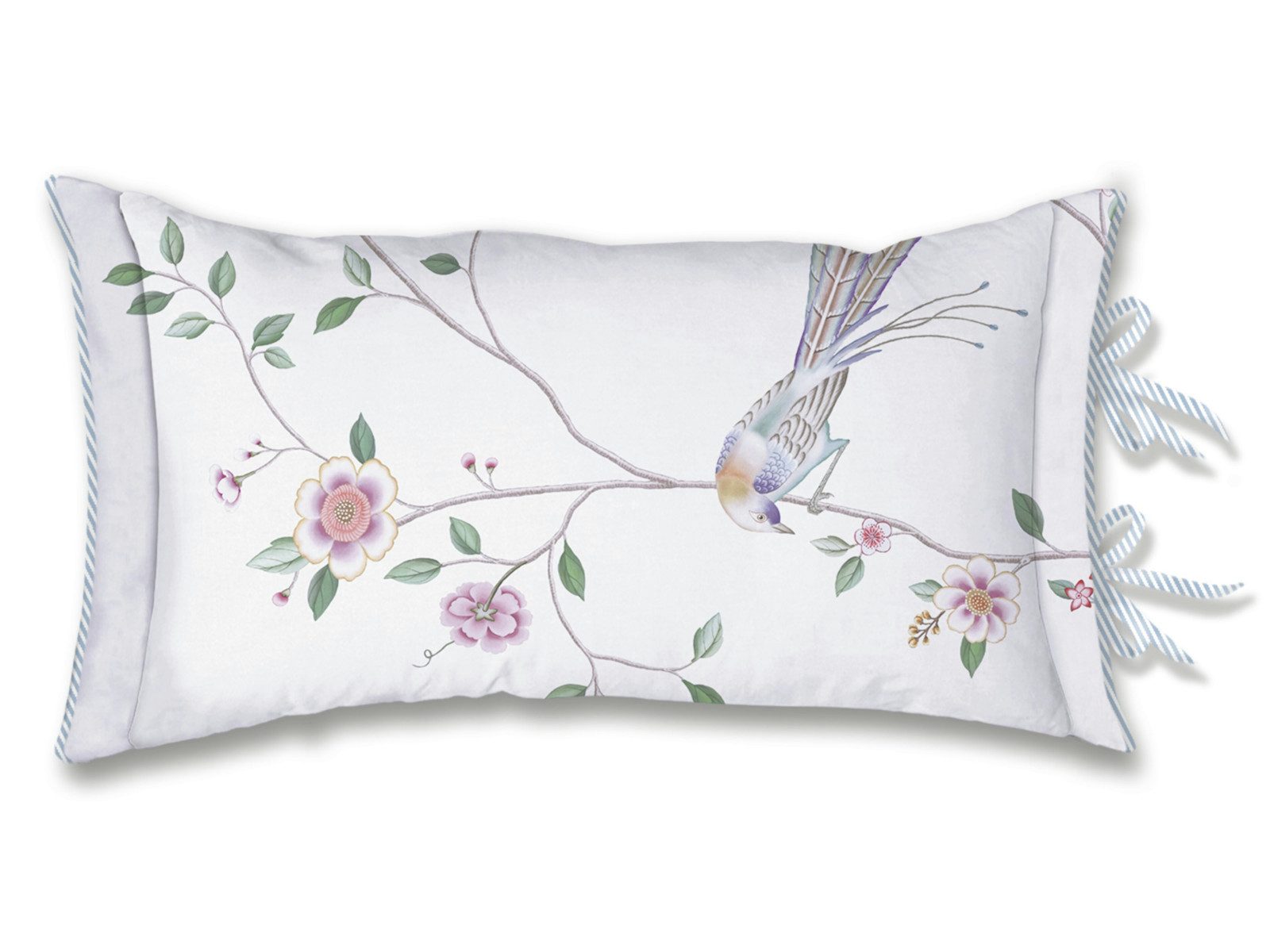 PiP Studio Dekokissen Bamboo Blossom Kissen weiß 35x60cm (1 Stück)